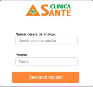 clinica sante dabuleni|Rezultate analize medicale Clinica Sante